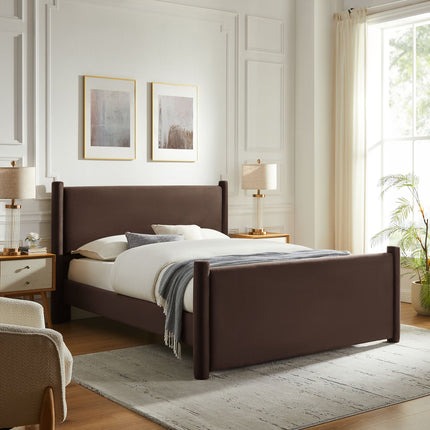 Modway MOD-7175 Rael Performance Velvet Queen Platform Bed Modway