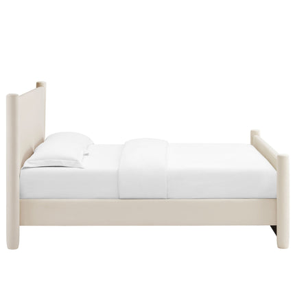 Modway MOD-7176 Rael Performance Velvet King Platform Bed Modway