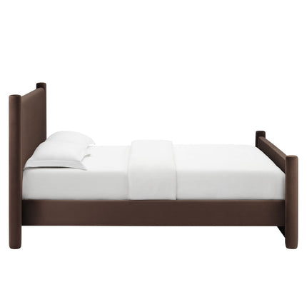 Modway MOD-7176 Rael Performance Velvet King Platform Bed Modway