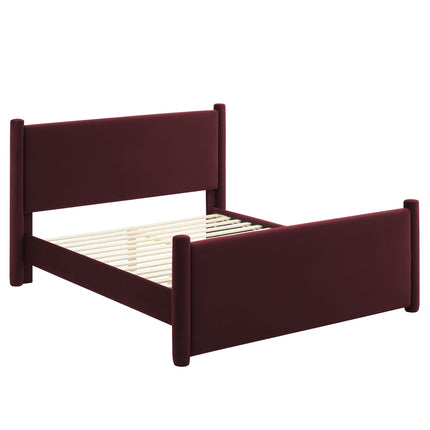 Modway MOD-7176 Rael Performance Velvet King Platform Bed Modway