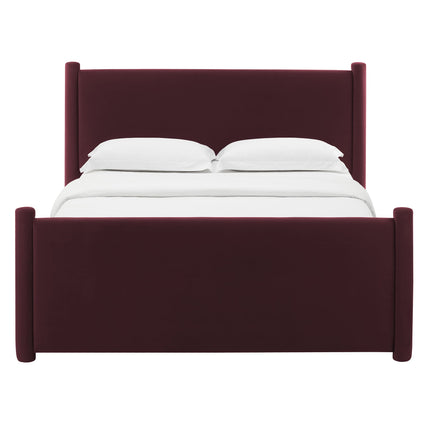 Modway MOD-7176 Rael Performance Velvet King Platform Bed Modway
