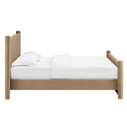 Modway MOD-7176 Rael Performance Velvet King Platform Bed Modway