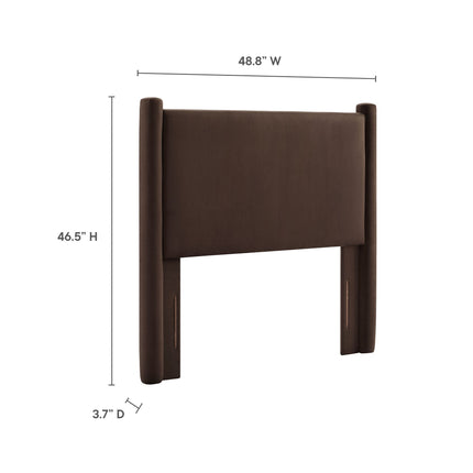Modway MOD-7177 Rael Performance Velvet Twin Headboard Modway