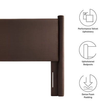 Modway MOD-7178 Rael Performance Velvet Full Headboard Modway