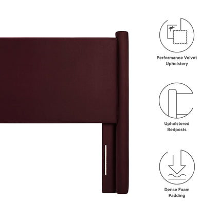 Modway MOD-7178 Rael Performance Velvet Full Headboard Modway
