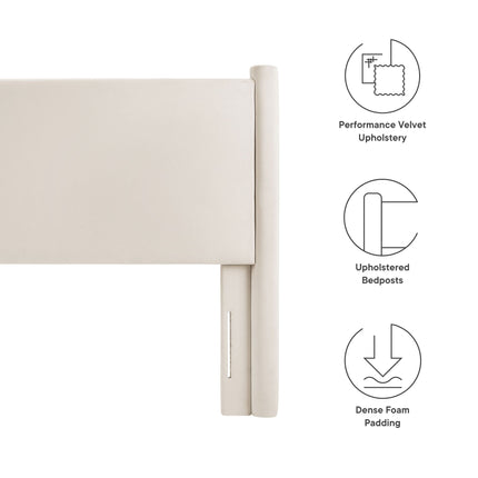 Modway MOD-7179 Rael Performance Velvet Queen Headboard Modway