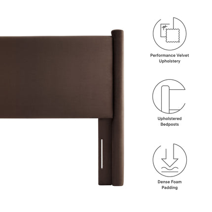 Modway MOD-7179 Rael Performance Velvet Queen Headboard Modway