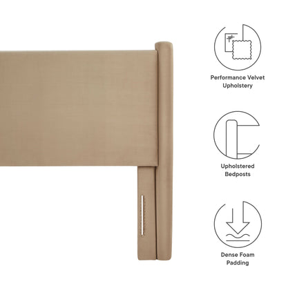 Modway MOD-7179 Rael Performance Velvet Queen Headboard Modway