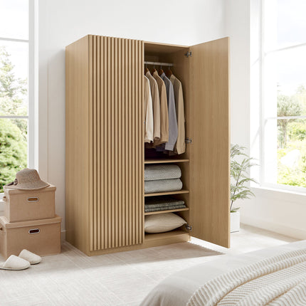 Modway MOD-7182 Render 2-Door Wardrobe Closet Modway
