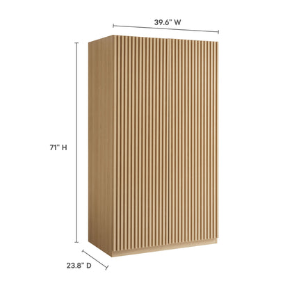 Modway MOD-7182 Render 2-Door Wardrobe Closet Modway