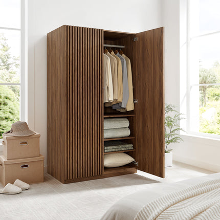 Modway MOD-7182 Render 2-Door Wardrobe Closet Modway