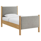 Wheat Oak / Fabric Upholstered