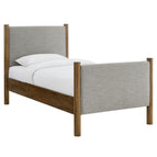 Wheat Walnut / Fabric Upholstered