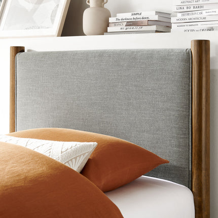 Modway MOD-7183 Maven Twin Size Fabric Upholstered Platform Bed Modway