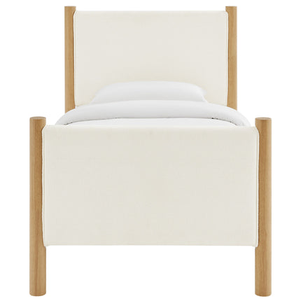 Modway MOD-7185 Maven Twin Size Boucle Upholstered Platform Bed Modway