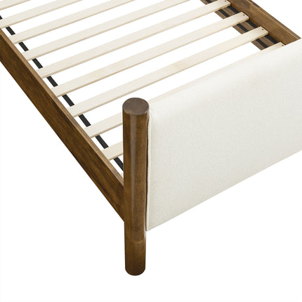 Modway MOD-7185 Maven Twin Size Boucle Upholstered Platform Bed Modway