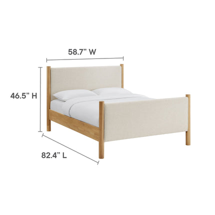 Modway MOD-7186 Maven Full Size Fabric Upholstered Platform Bed Modway
