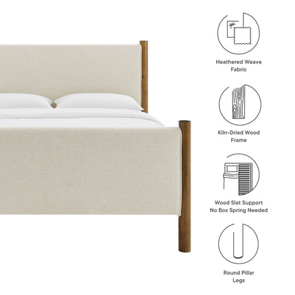 Modway MOD-7186 Maven Full Size Fabric Upholstered Platform Bed Modway