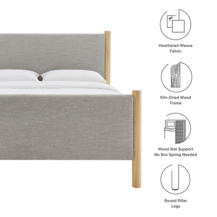 Modway MOD-7186 Maven Full Size Fabric Upholstered Platform Bed Modway
