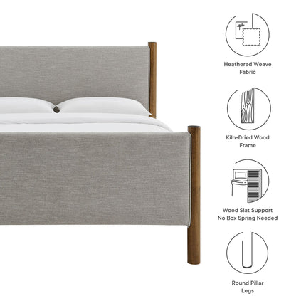 Modway MOD-7186 Maven Full Size Fabric Upholstered Platform Bed Modway