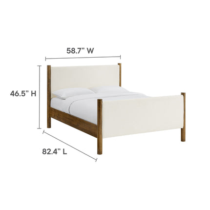 Modway MOD-7188 Maven Full Size Boucle Upholstered Platform Bed Modway