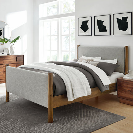 Modway MOD-7189 Maven Queen Size Fabric Upholstered Platform Bed Modway