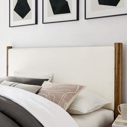 Modway MOD-7191 Maven Queen Size Boucle Upholstered Platform Bed Modway