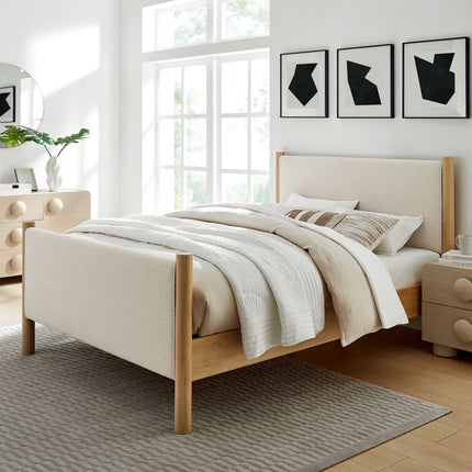 Modway MOD-7192 Maven King Size Fabric Upholstered Platform Bed Modway