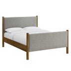 Wheat Walnut / Fabric Upholstered