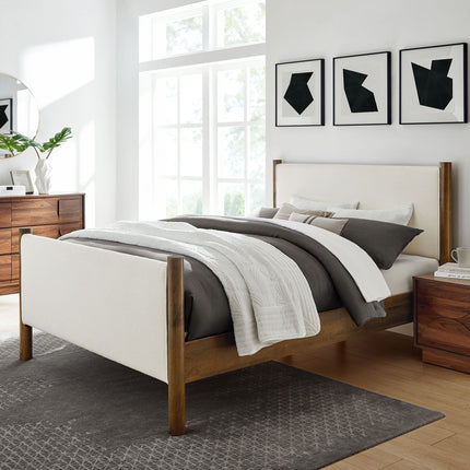 Modway MOD-7194 Maven King Size Boucle Upholstered Platform Bed Modway