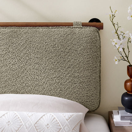 Modway MOD-7205 Anela Wall-Mounted Chenille Upholstered Twin Headboard Modway