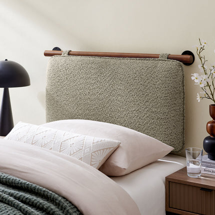 Modway MOD-7205 Anela Wall-Mounted Chenille Upholstered Twin Headboard Modway