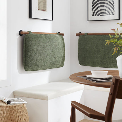Modway MOD-7205 Anela Wall-Mounted Chenille Upholstered Twin Headboard Modway