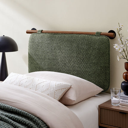Modway MOD-7205 Anela Wall-Mounted Chenille Upholstered Twin Headboard Modway