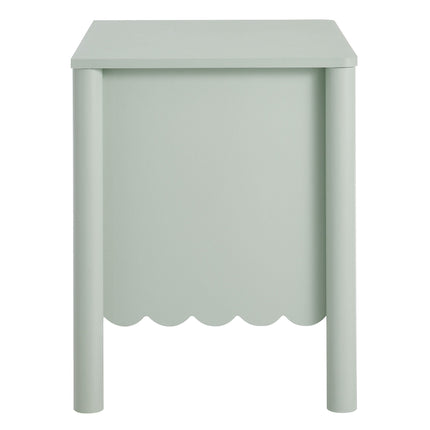 Modway MOD-7206 Emmeline Scalloped 2-Drawer Nightstand Modway
