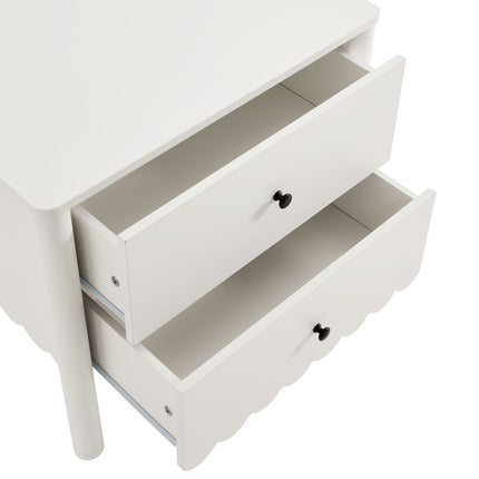Modway MOD-7206 Emmeline Scalloped 2-Drawer Nightstand Modway