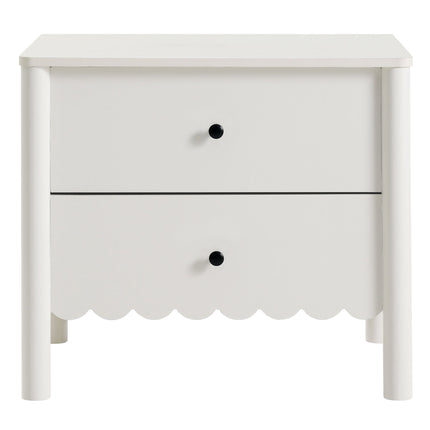 Modway MOD-7206 Emmeline Scalloped 2-Drawer Nightstand Modway