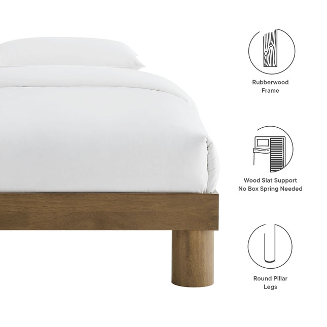 Modway MOD-7207 Runa Wood Twin Platform Bed Modway