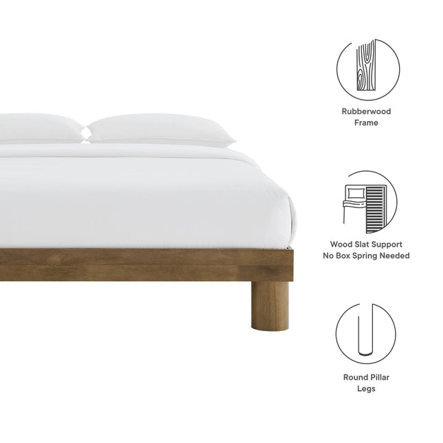Modway MOD-7208 Runa Wood Full Platform Bed Modway