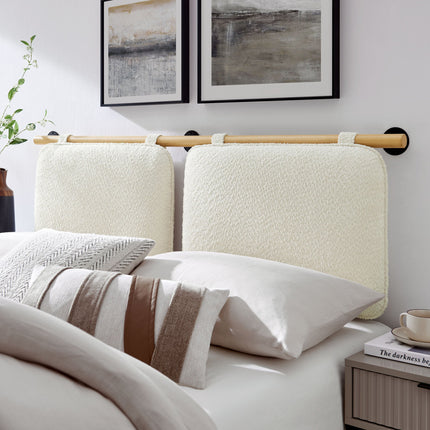 Modway MOD-7211 Anela Wall-Mounted Chenille Upholstered Full Headboard Modway