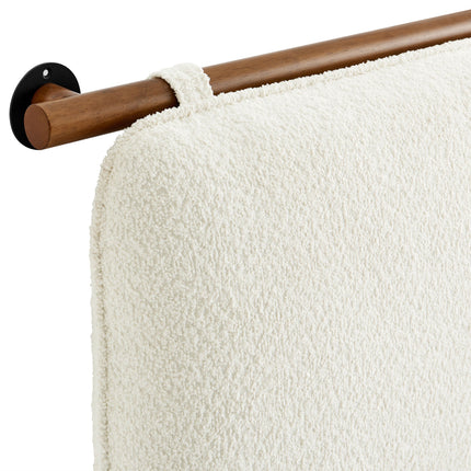 Modway MOD-7211 Anela Wall-Mounted Chenille Upholstered Full Headboard Modway