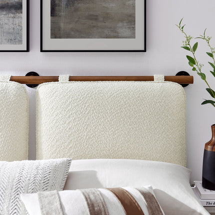 Modway MOD-7211 Anela Wall-Mounted Chenille Upholstered Full Headboard Modway