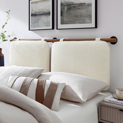 Modway MOD-7211 Anela Wall-Mounted Chenille Upholstered Full Headboard Modway