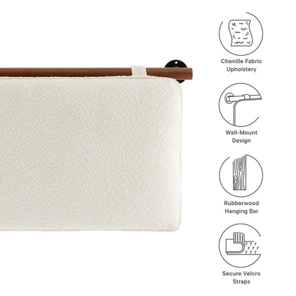Modway MOD-7211 Anela Wall-Mounted Chenille Upholstered Full Headboard Modway