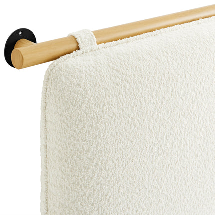 Modway MOD-7213 Anela Wall-Mounted Chenille Upholstered King Size Headboard Modway