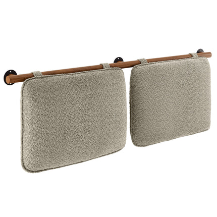Modway MOD-7213 Anela Wall-Mounted Chenille Upholstered King Size Headboard Modway