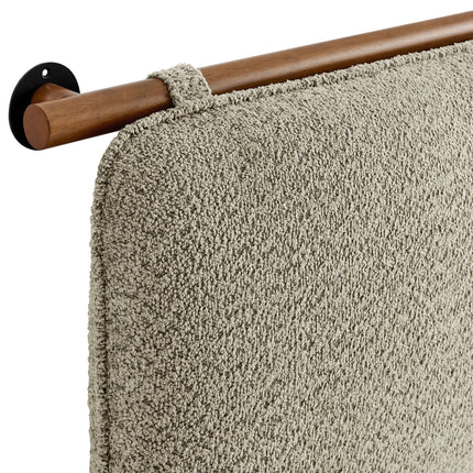 Modway MOD-7213 Anela Wall-Mounted Chenille Upholstered King Size Headboard Modway