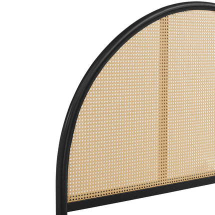 Modway MOD-7214 Odette Queen Arched Rattan Cane Platform Bed Modway