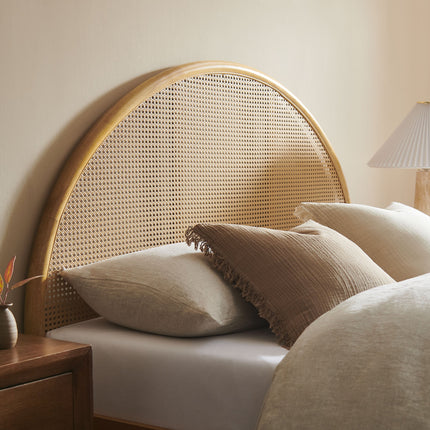 Modway MOD-7214 Odette Queen Arched Rattan Cane Platform Bed Modway