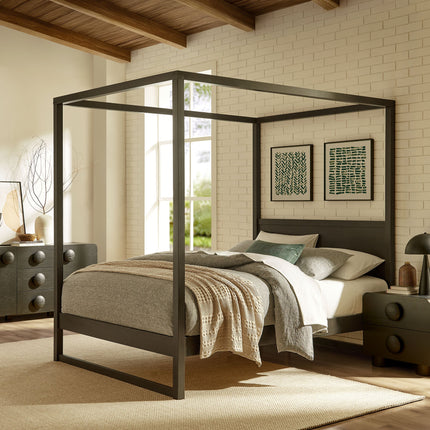 Modway MOD-7215 Alva Queen Wood Canopy Platform Bed Modway